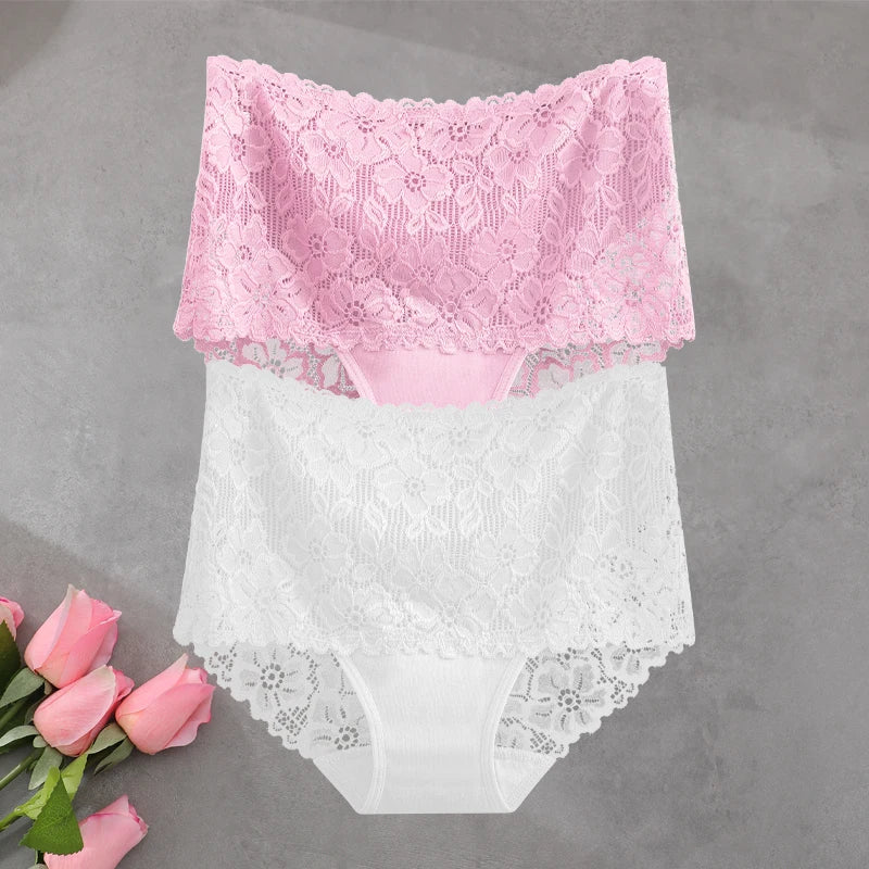 Lace High-Waist Panties