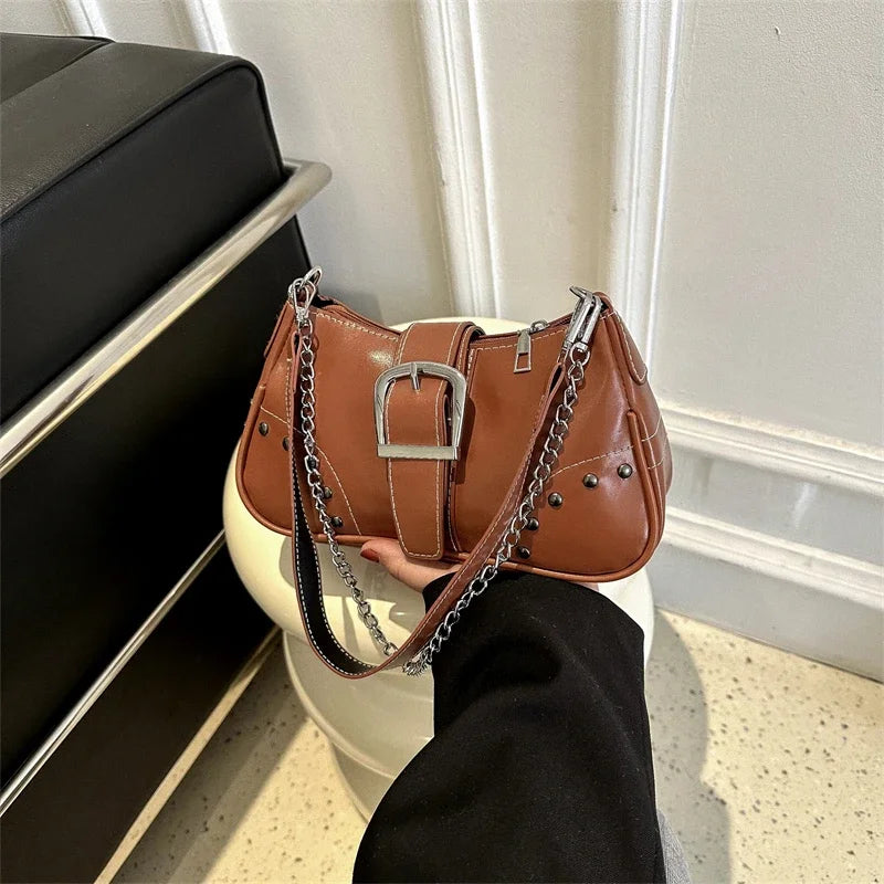 Rivet Shoulder Bag