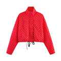 Polka Dot Short Coat