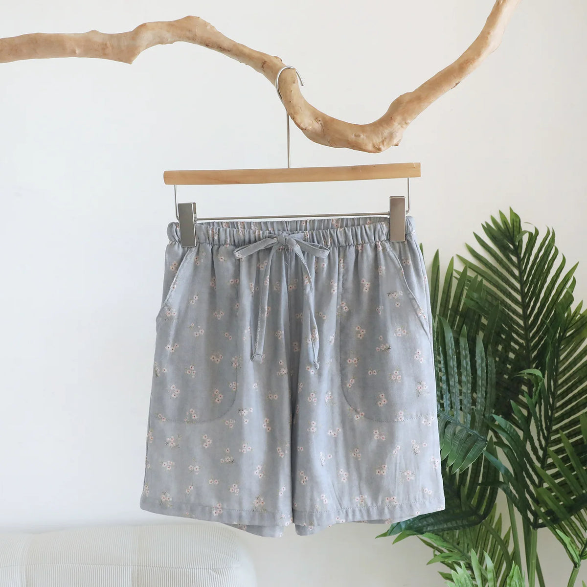 Cherry Cotton Shorts