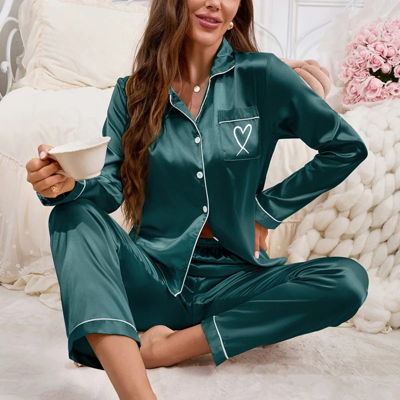 Satin Pajama Set