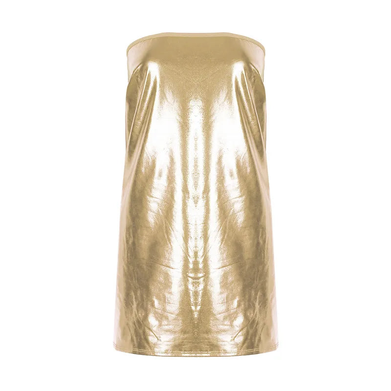 PU Mini Dress