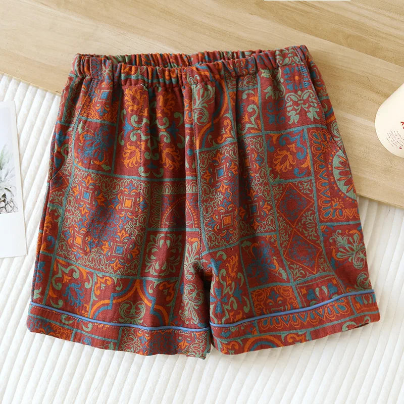 Cotton Printed Shorts