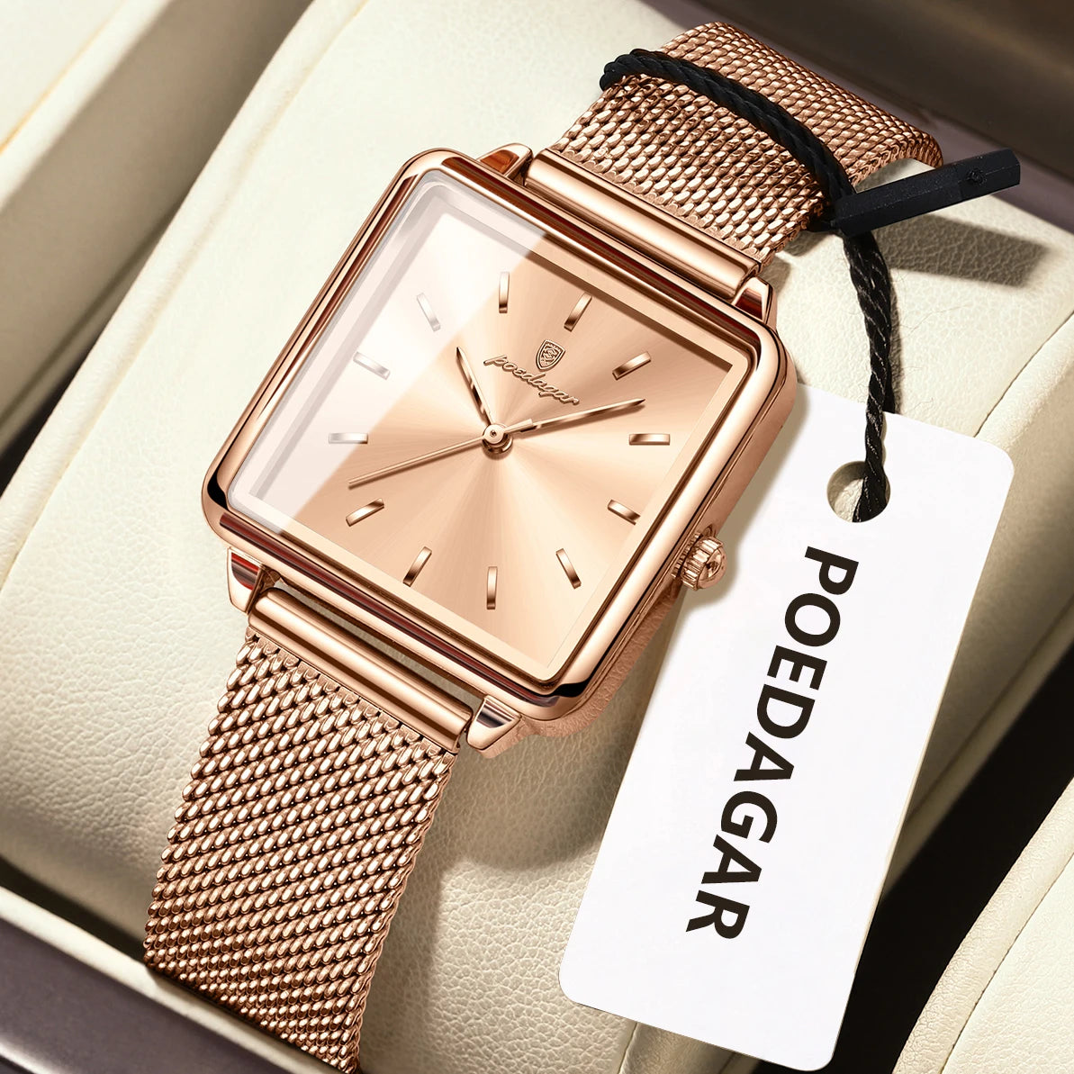 Square Quartz Watch