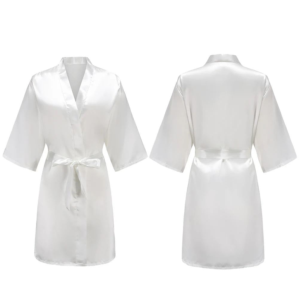 Silky Satin Robe