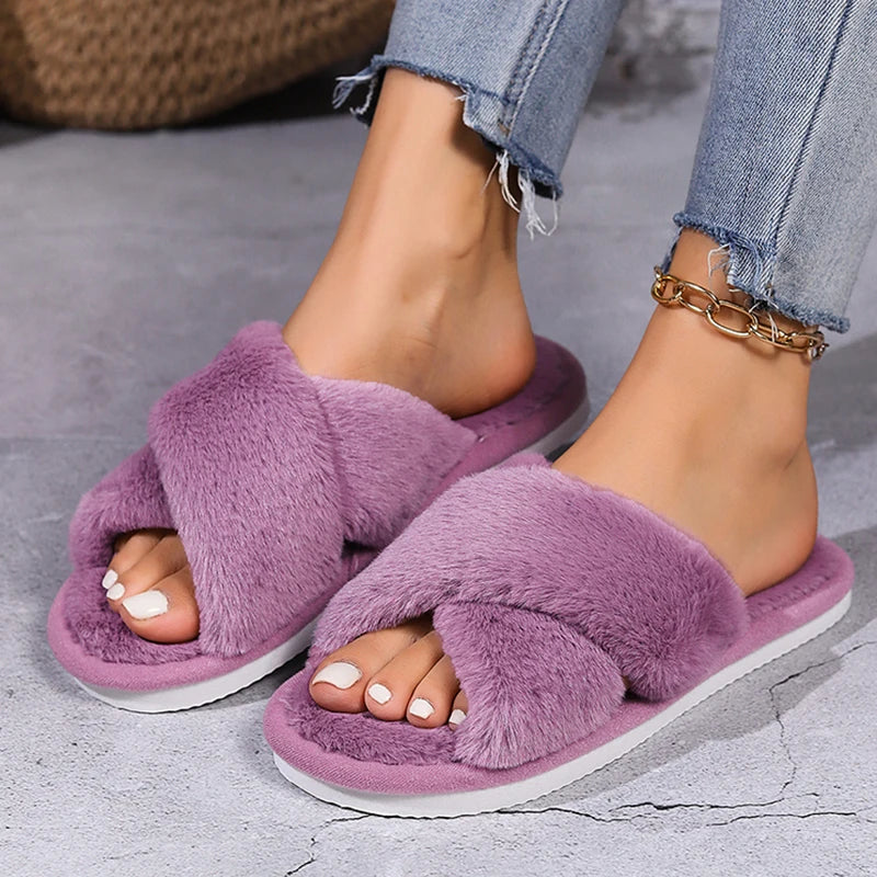 Fur Slippers