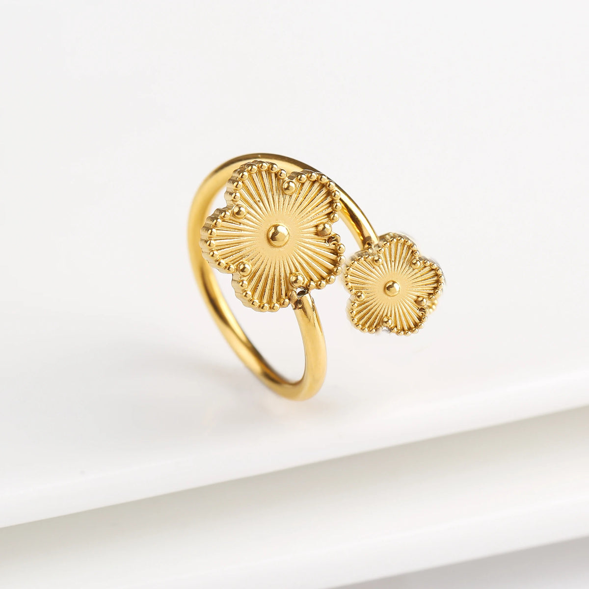 Clover Open Ring