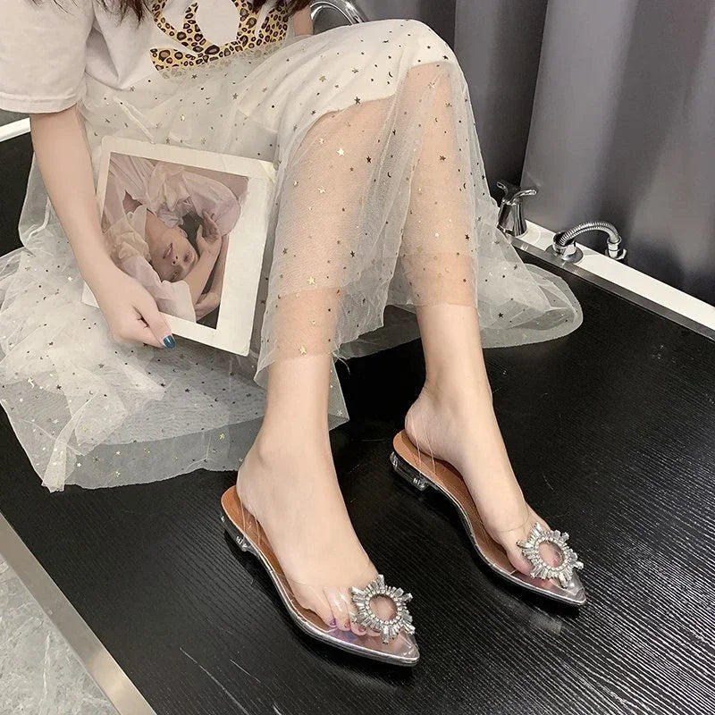 Crystal High Heels