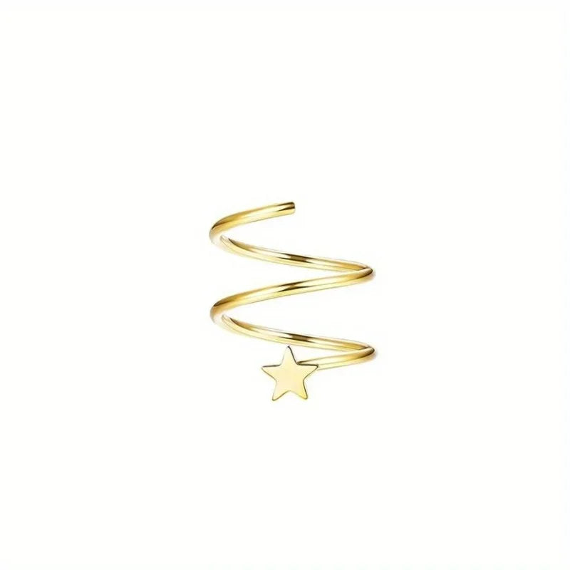 Elegant flower stud earrings