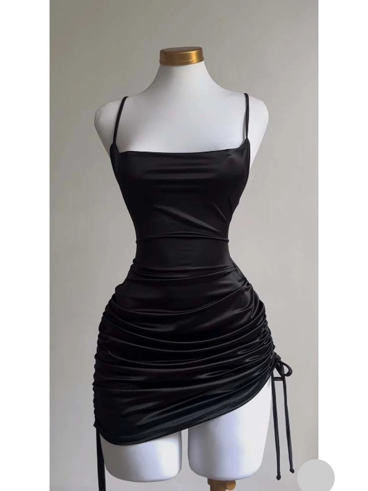 Satin Mini Dress